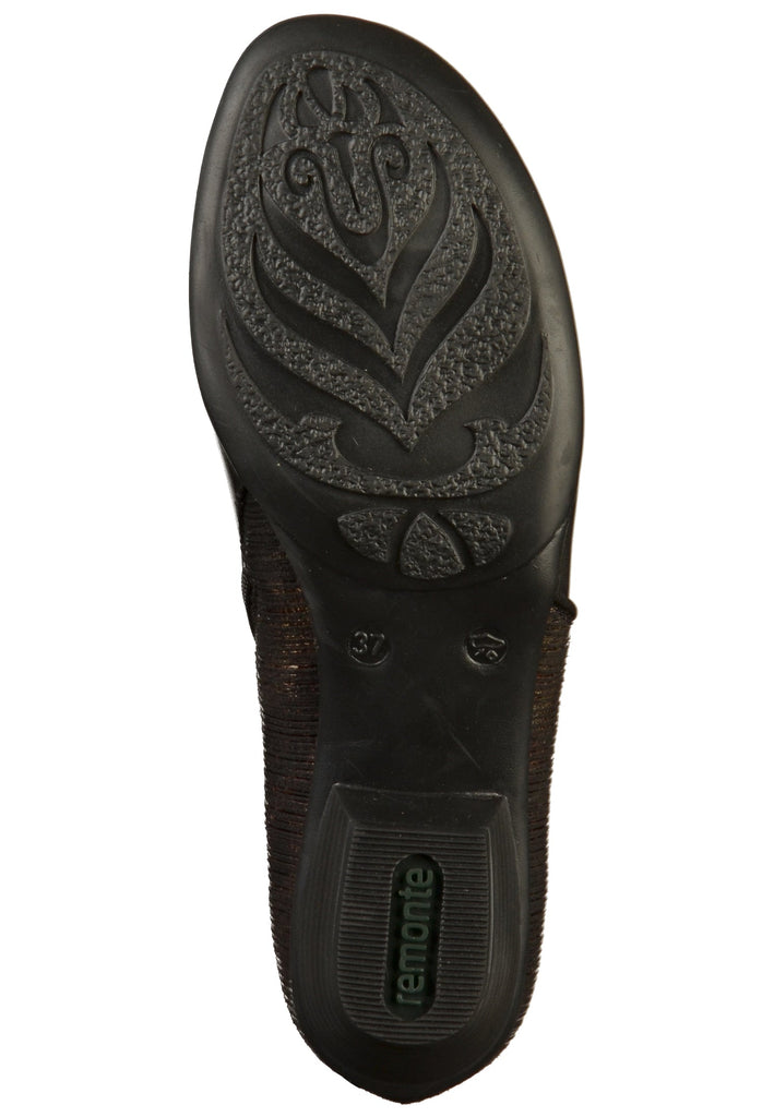 Remonte Stiefelette Lederimitat Schwarz - surf4shoes