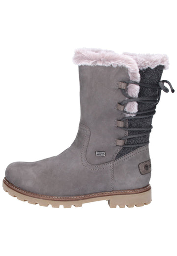 Remonte Stiefel Leder Grau - surf4shoes