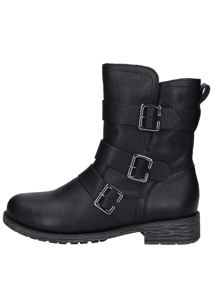 Remonte Stiefelette Leder Schwarz - surf4shoes