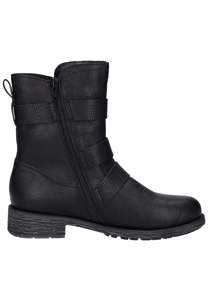 Remonte Stiefelette Leder Schwarz - surf4shoes