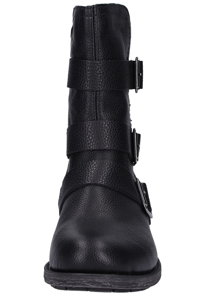 Remonte Stiefelette Leder Schwarz - surf4shoes