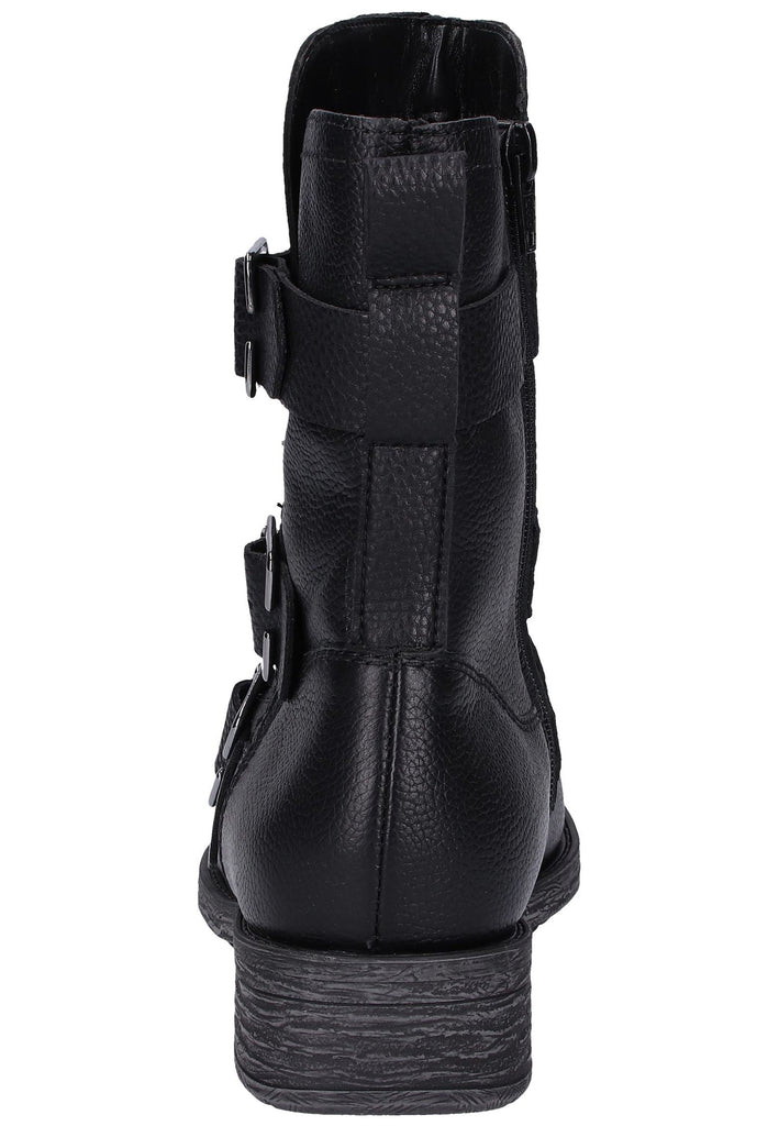 Remonte Stiefelette Leder Schwarz - surf4shoes