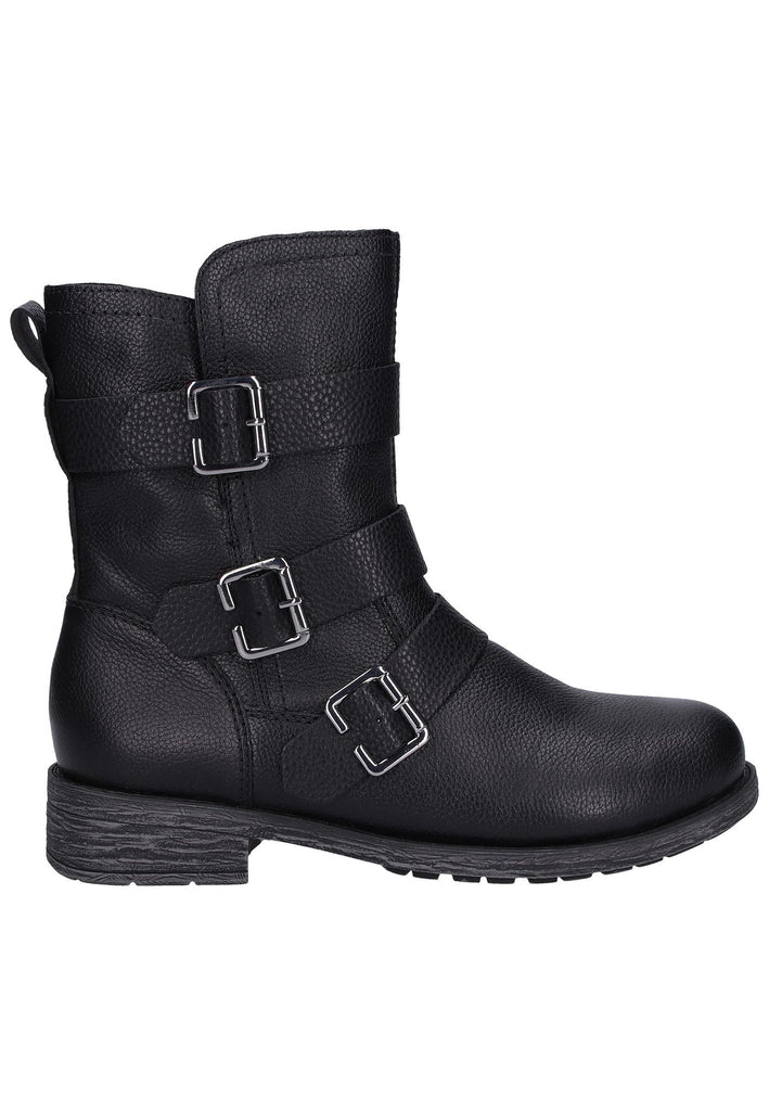 Remonte Stiefelette Leder Schwarz - surf4shoes