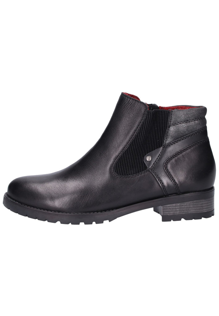 Remonte Stiefelette Leder Schwarz - surf4shoes