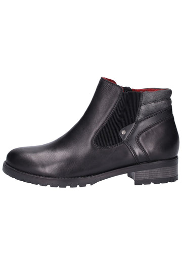 Remonte Stiefelette Leder Schwarz - surf4shoes