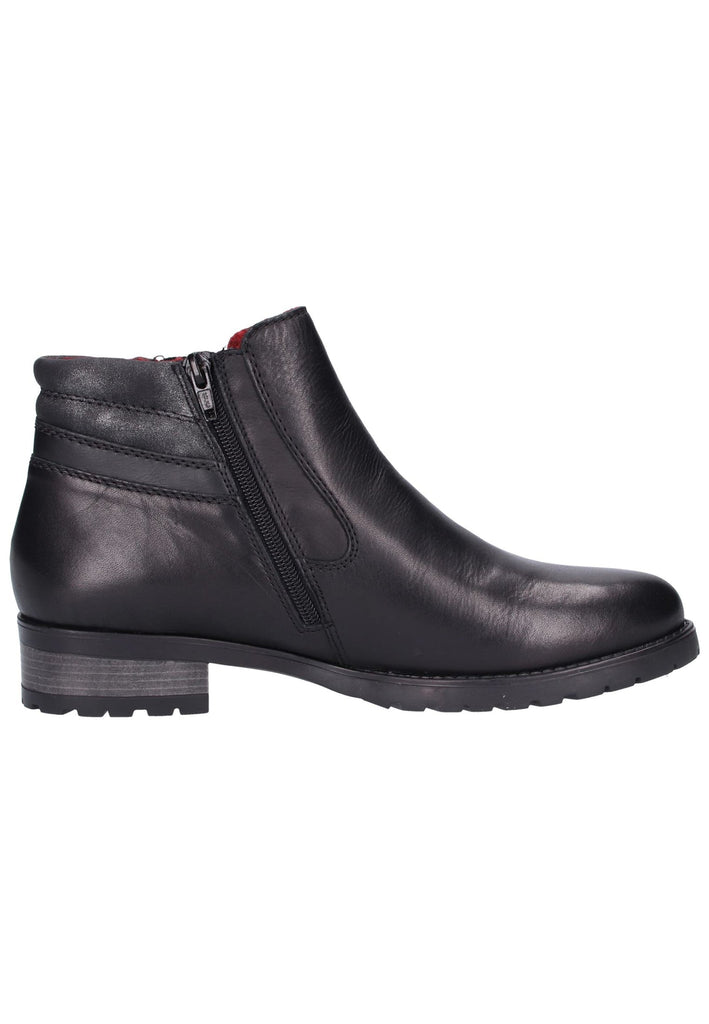 Remonte Stiefelette Leder Schwarz - surf4shoes