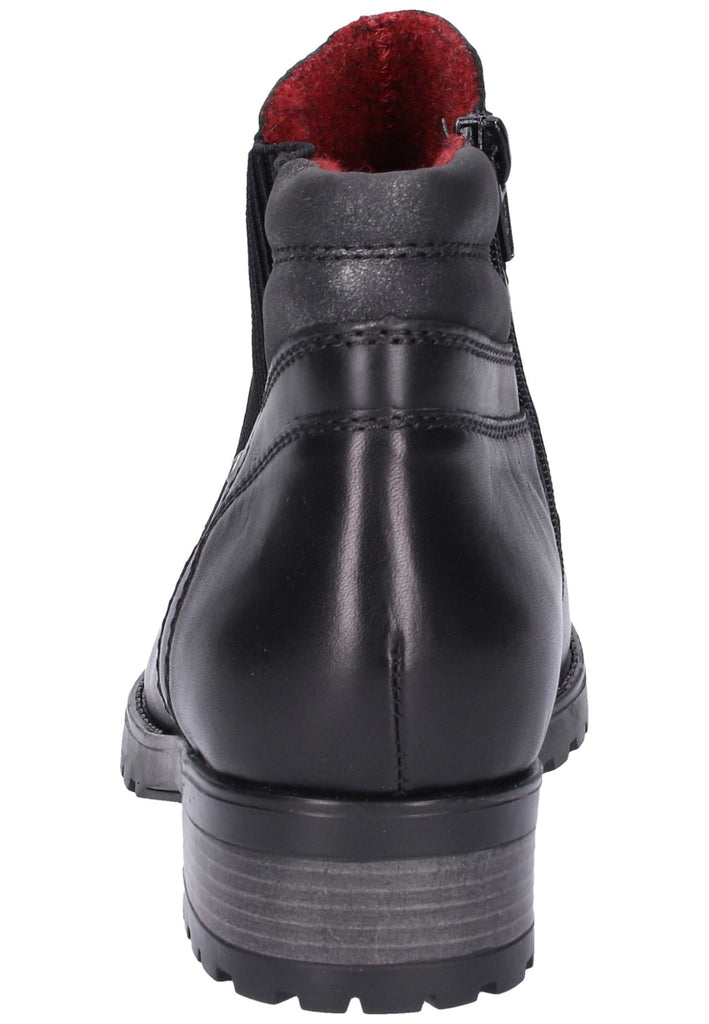 Remonte Stiefelette Leder Schwarz - surf4shoes