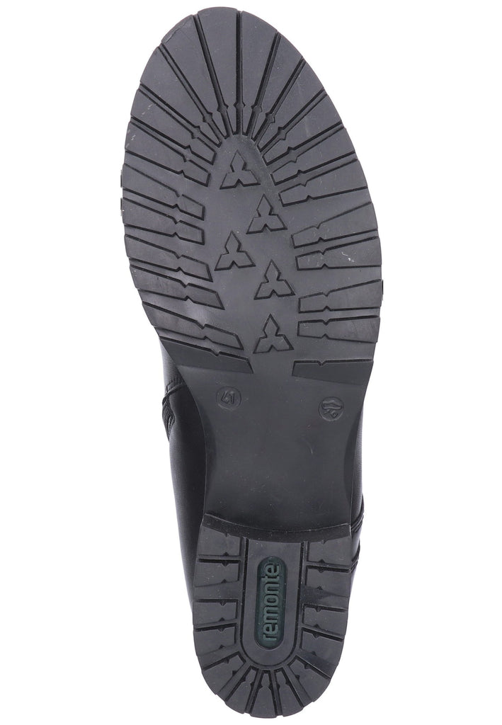 Remonte Stiefelette Leder Schwarz - surf4shoes