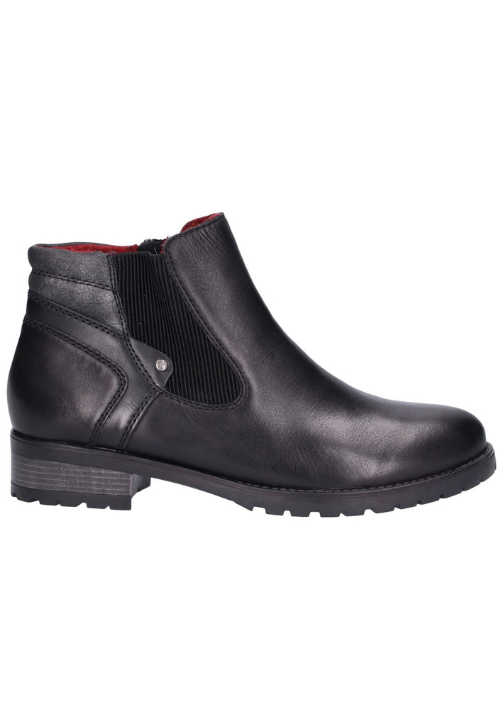 Remonte Stiefelette Leder Schwarz - surf4shoes