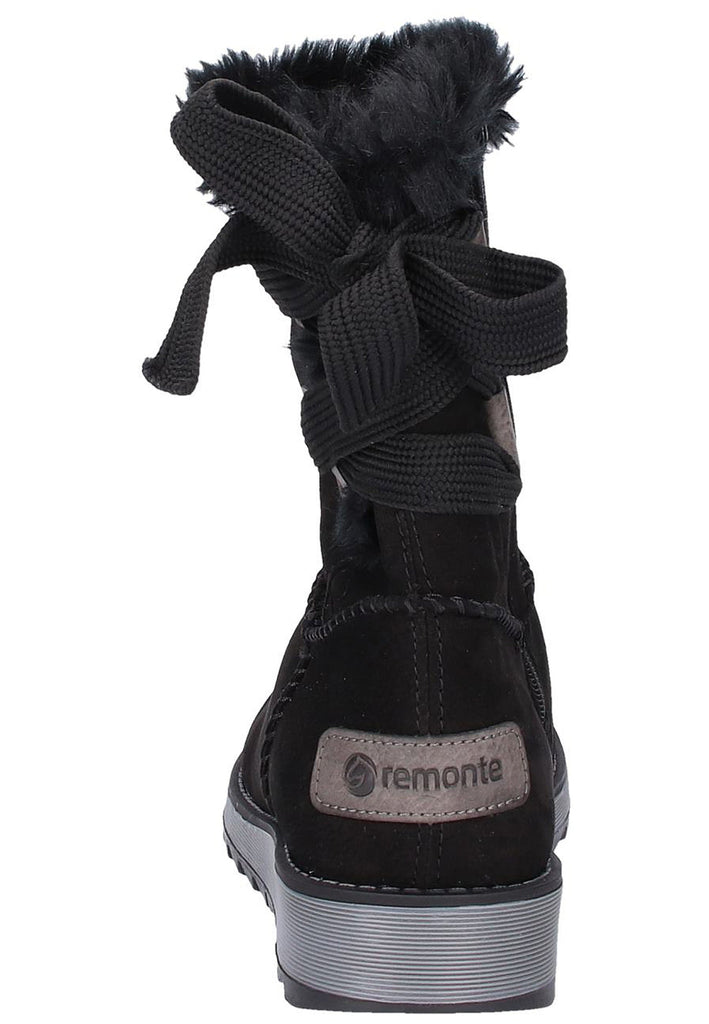 Remonte Stiefelette Leder Schwarz - surf4shoes