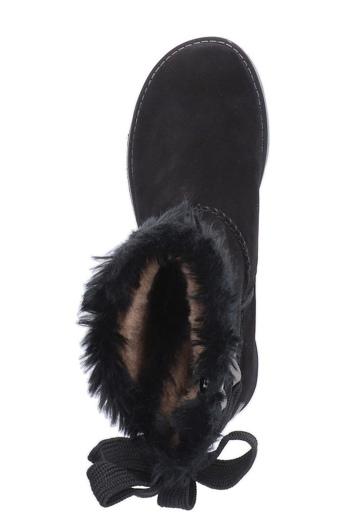 Remonte Stiefelette Leder Schwarz - surf4shoes