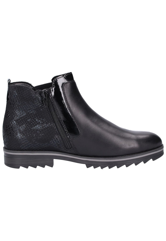 Remonte Stiefelette Leder Schwarz - surf4shoes