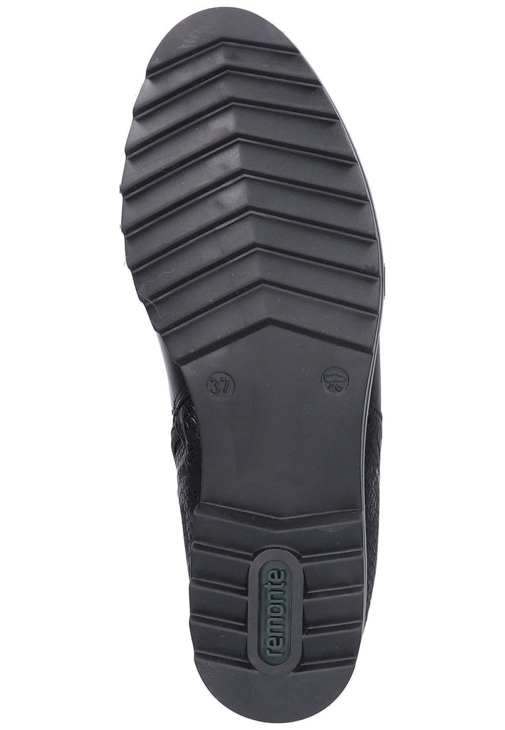 Remonte Stiefelette Leder Schwarz - surf4shoes