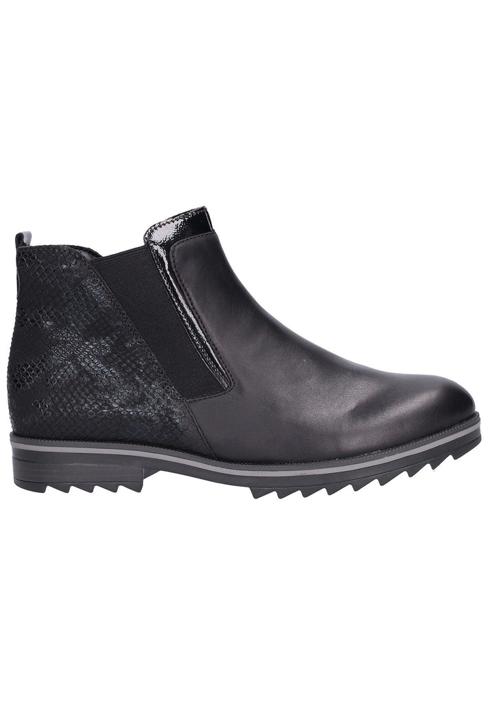 Remonte Stiefelette Leder Schwarz - surf4shoes