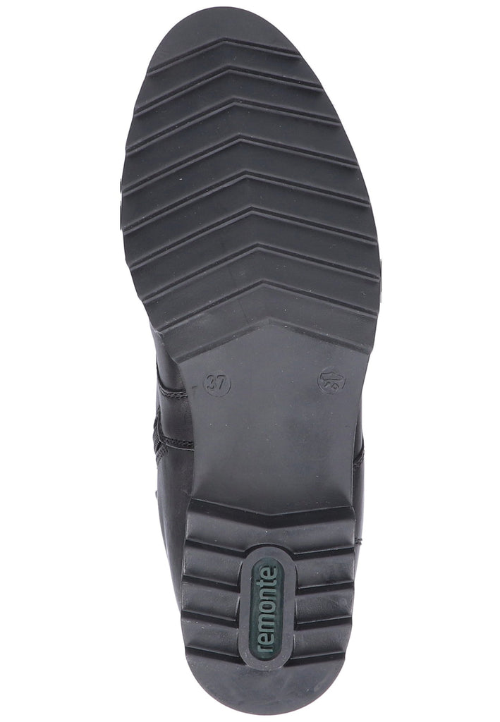Remonte Stiefelette Leder Schwarz - surf4shoes