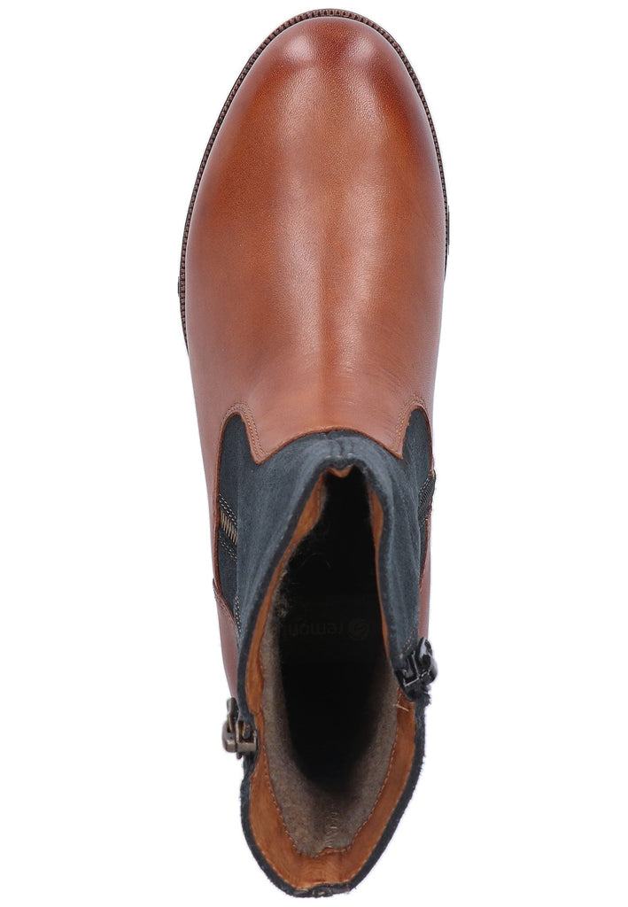 Remonte Stiefelette Leder Braun - surf4shoes