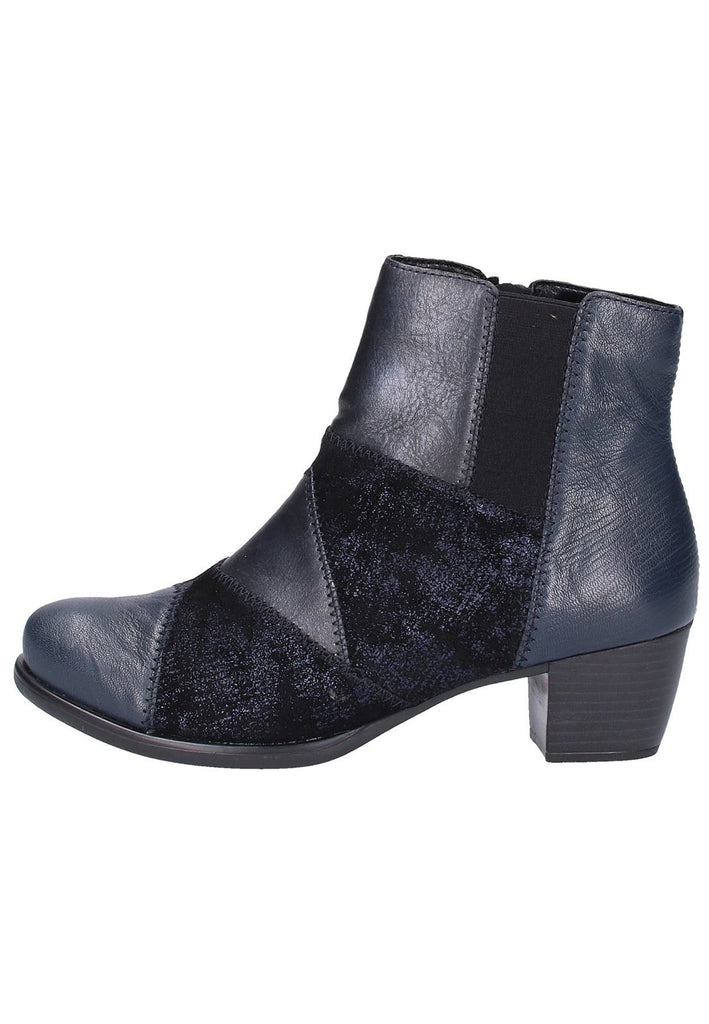 Remonte Stiefelette Leder Dunkelblau - surf4shoes