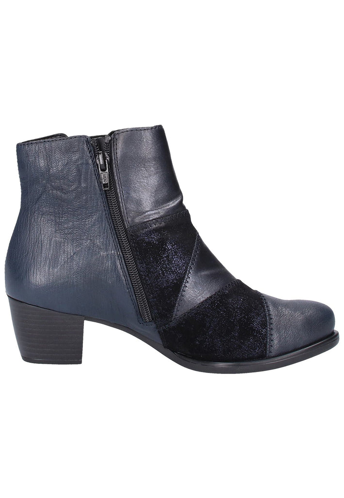 Remonte Stiefelette Leder Dunkelblau - surf4shoes