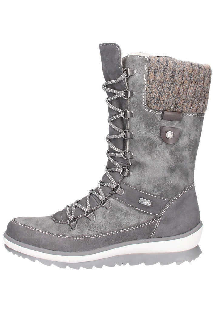 Remonte Stiefel Leder/Textil Grau - surf4shoes