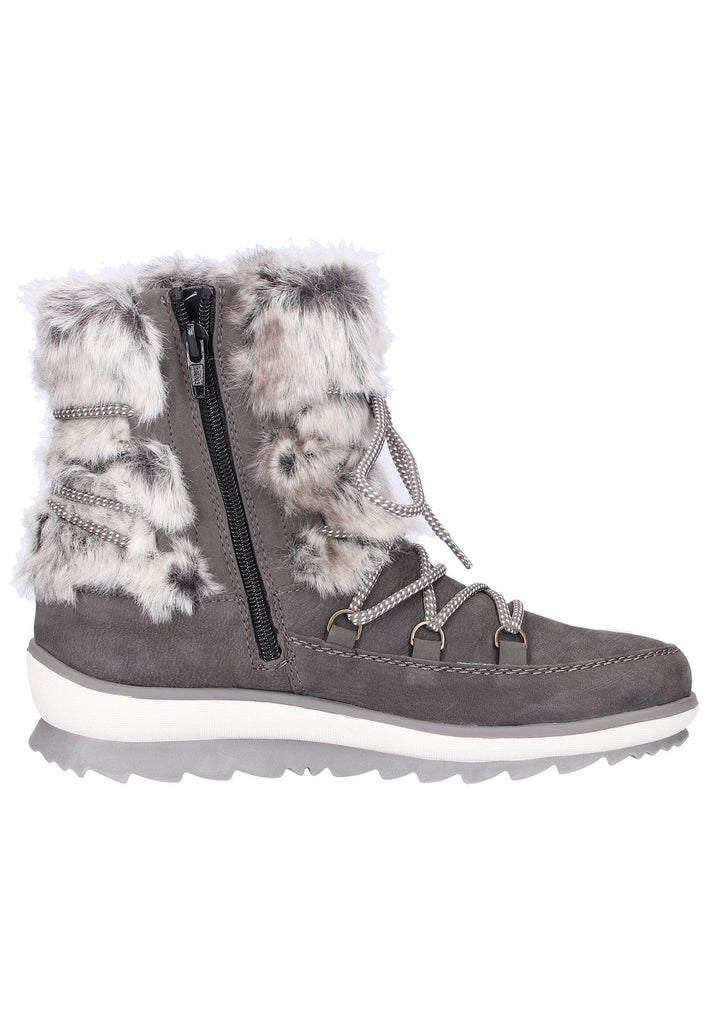 Remonte Stiefelette Leder/Textil Grau Warmfutter - surf4shoes