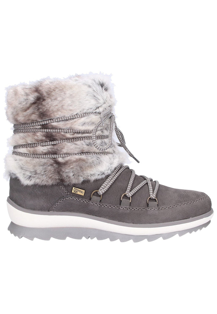 Remonte Stiefelette Leder/Textil Grau Warmfutter - surf4shoes