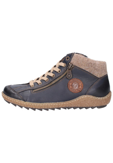 Remonte Stiefelette Leder Blau - surf4shoes