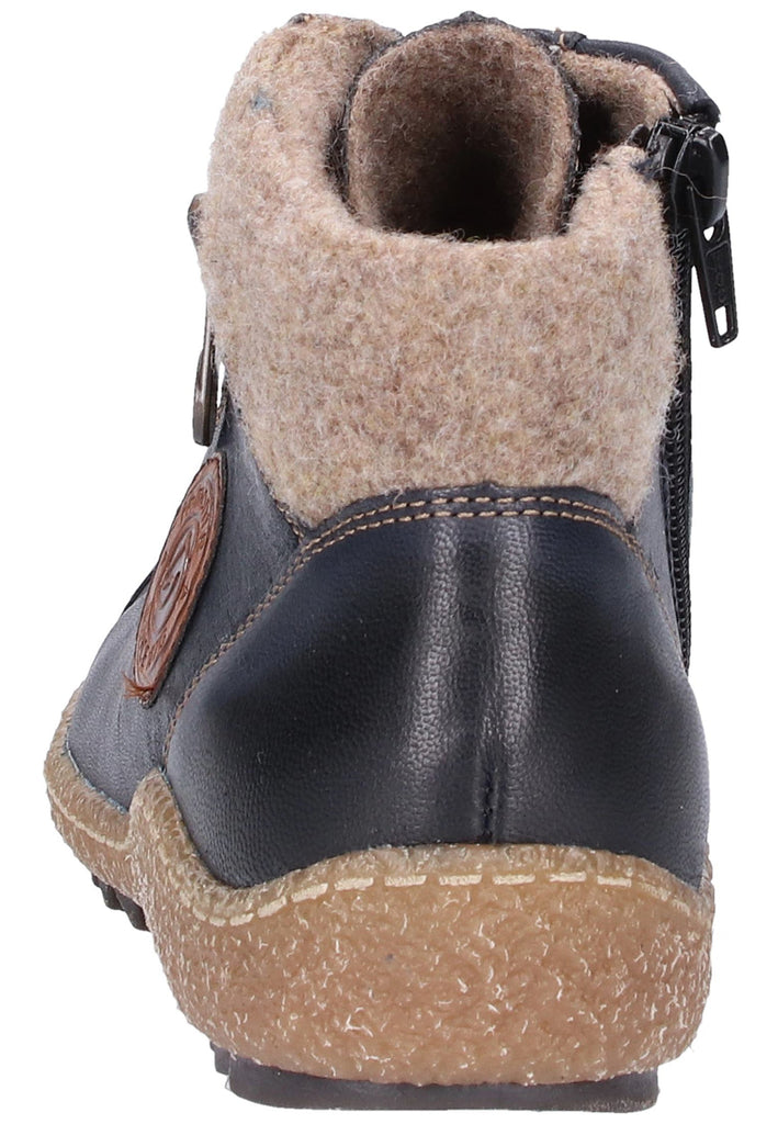 Remonte Stiefelette Leder Blau - surf4shoes