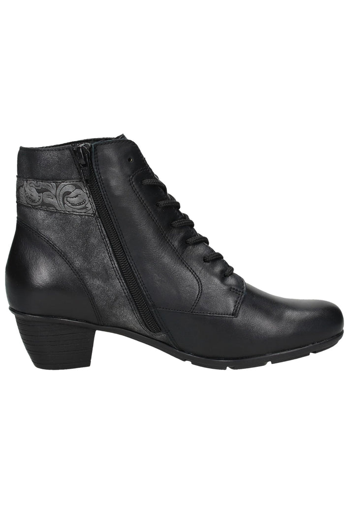 Remonte Stiefelette Leder Schwarz - surf4shoes