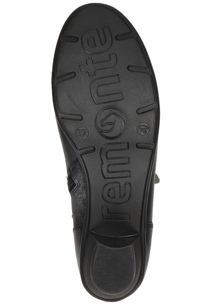 Remonte Stiefelette Leder Schwarz - surf4shoes