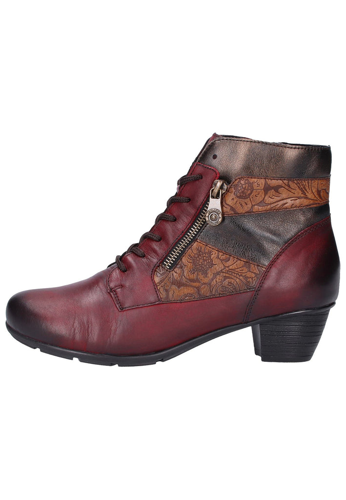 Remonte Stiefelette Leder Rot - surf4shoes