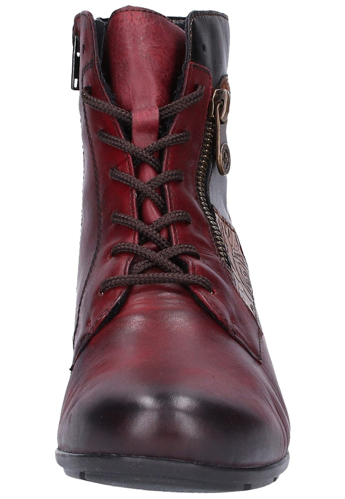 Remonte Stiefelette Leder Rot - surf4shoes