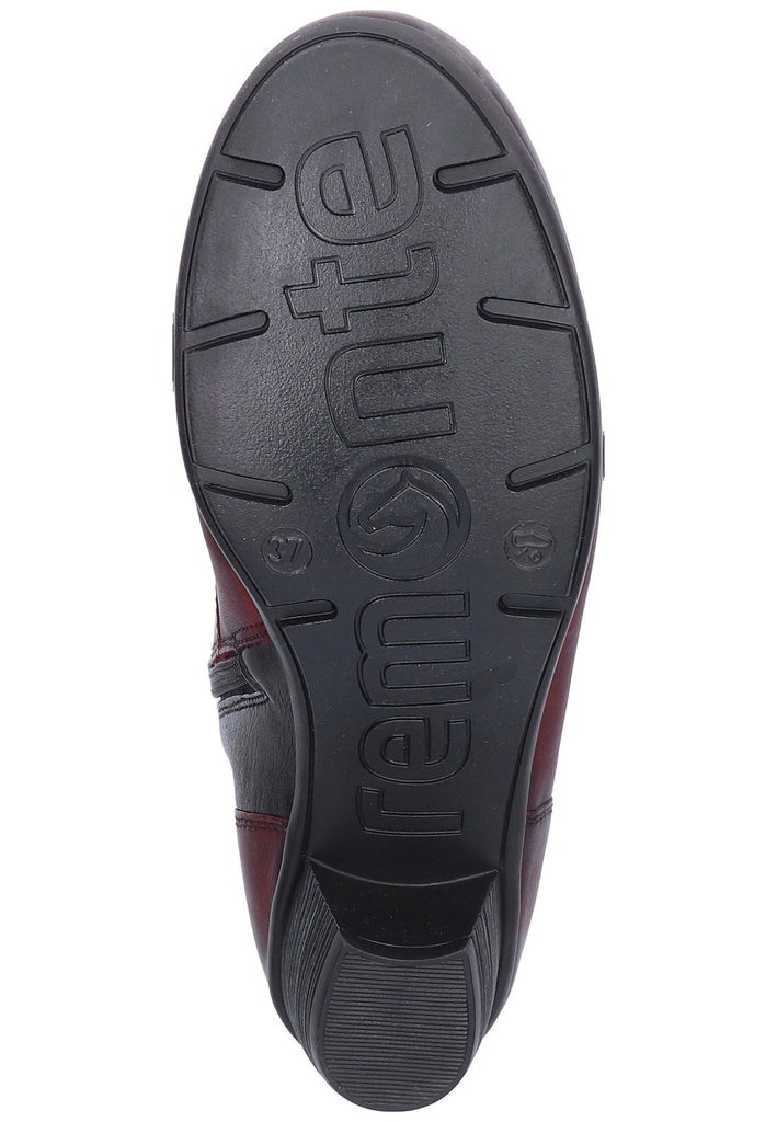 Remonte Stiefelette Leder Rot - surf4shoes