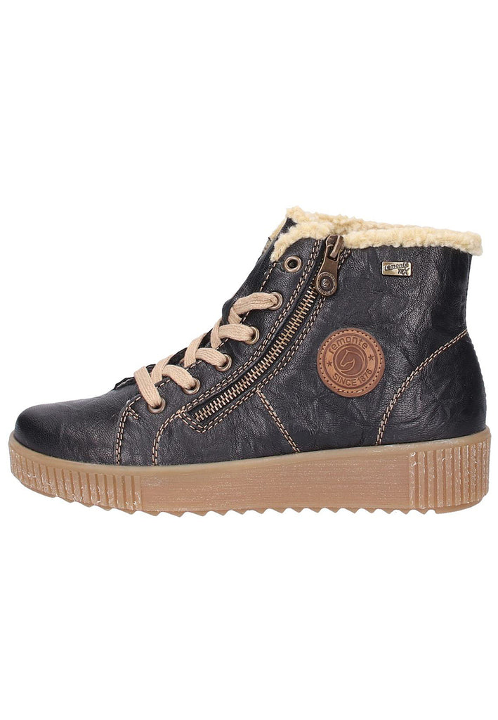 Remonte Stiefelette Leder Schwarz - surf4shoes