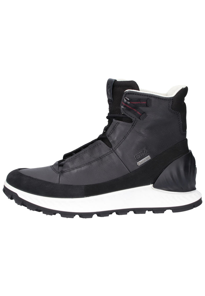 ecco Stiefelette Leder/Textil Schwarz - surf4shoes