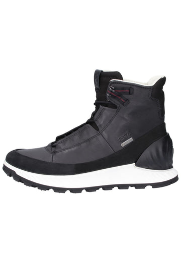 ecco Stiefelette Leder/Textil Schwarz - surf4shoes