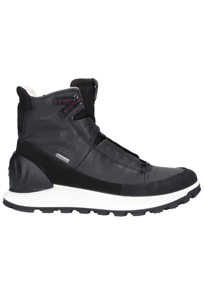 ecco Stiefelette Leder/Textil Schwarz - surf4shoes