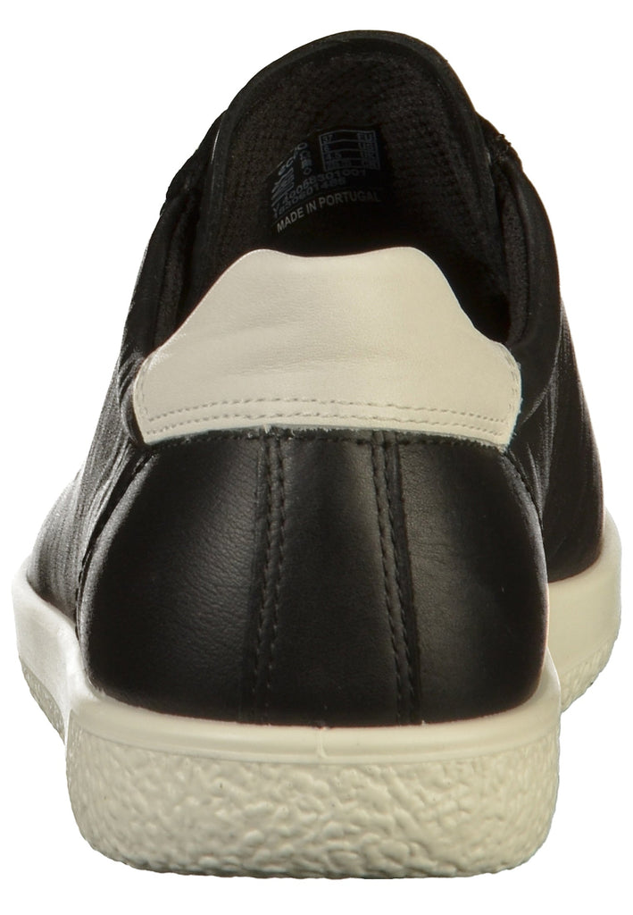 ecco Sneaker Leder Schwarz - surf4shoes