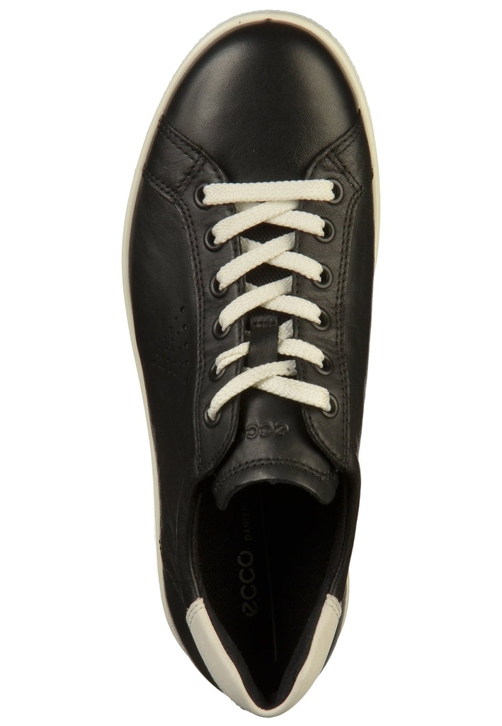 ecco Sneaker Leder Schwarz - surf4shoes