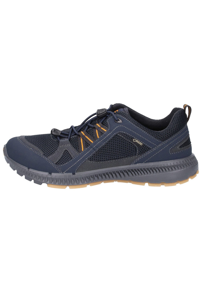 ecco Halbschuhe Leder/Textil Navy - surf4shoes