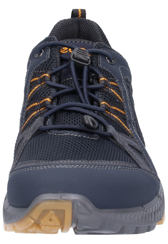 ecco Halbschuhe Leder/Textil Navy - surf4shoes