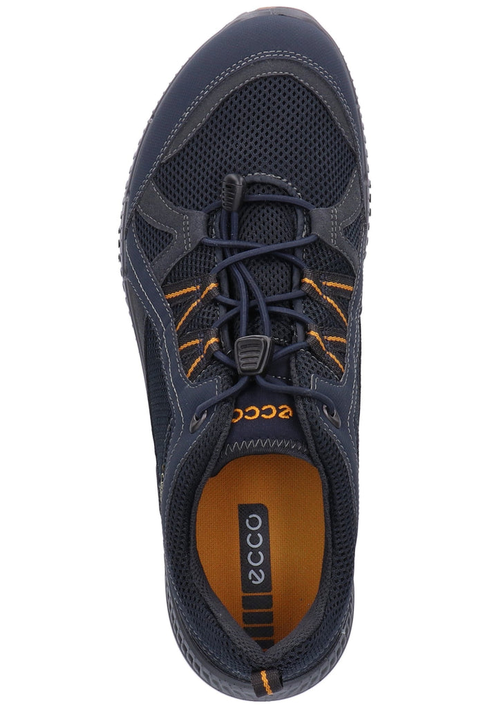 ecco Halbschuhe Leder/Textil Navy - surf4shoes