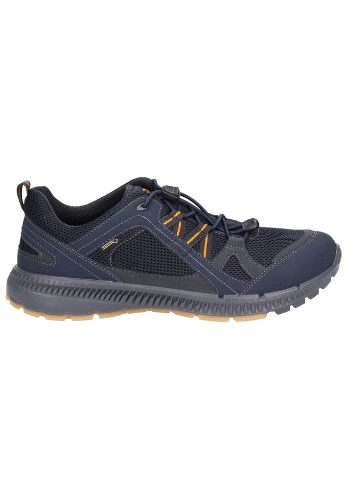 ecco Halbschuhe Leder/Textil Navy - surf4shoes