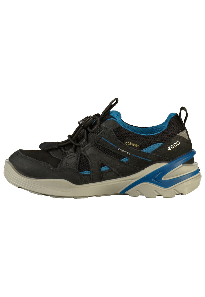 ecco Halbschuhe Leder/Textil Schwarz - surf4shoes