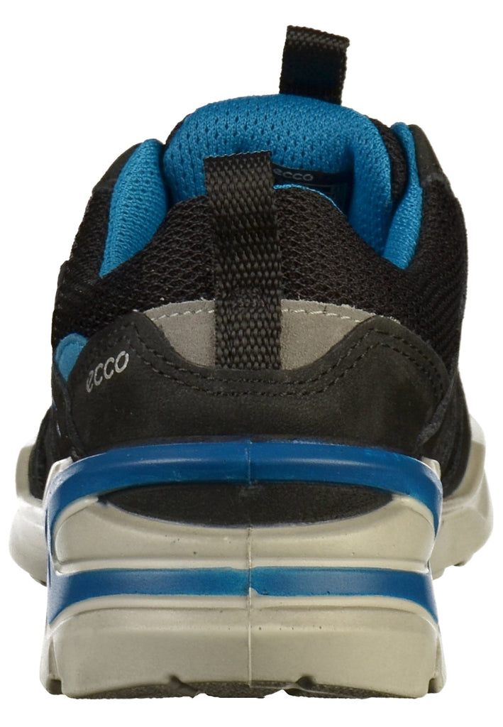 ecco Halbschuhe Leder/Textil Schwarz - surf4shoes