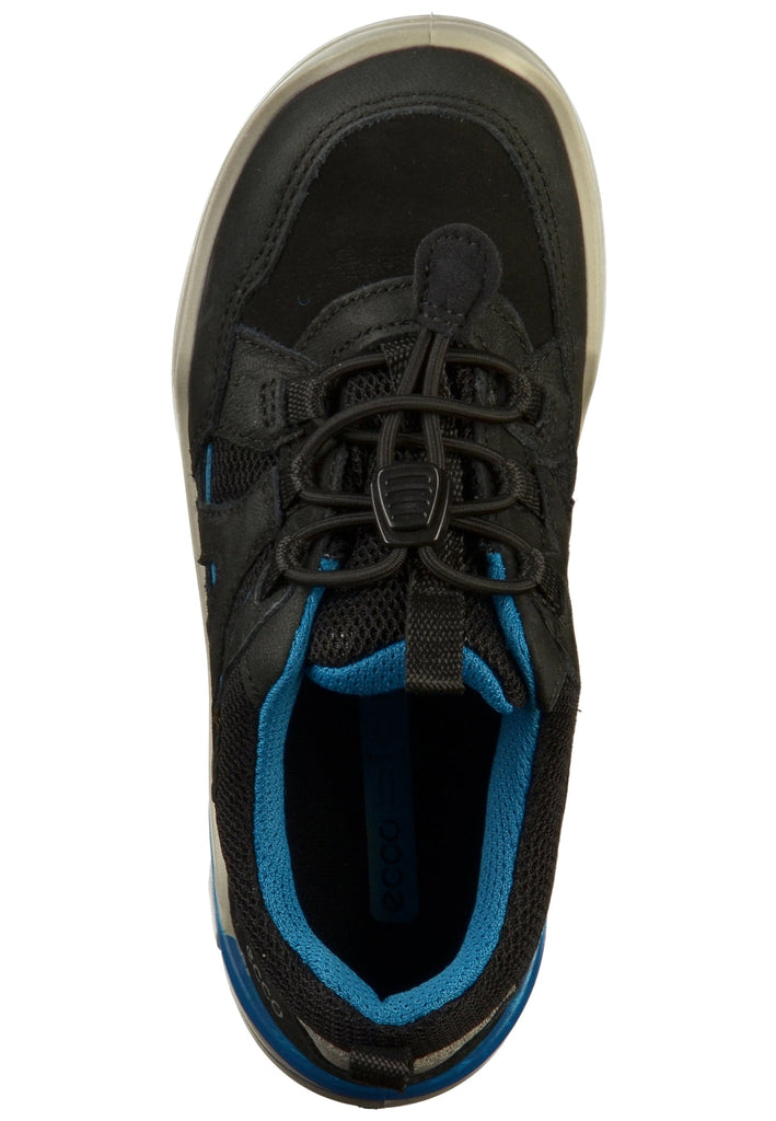 ecco Halbschuhe Leder/Textil Schwarz - surf4shoes