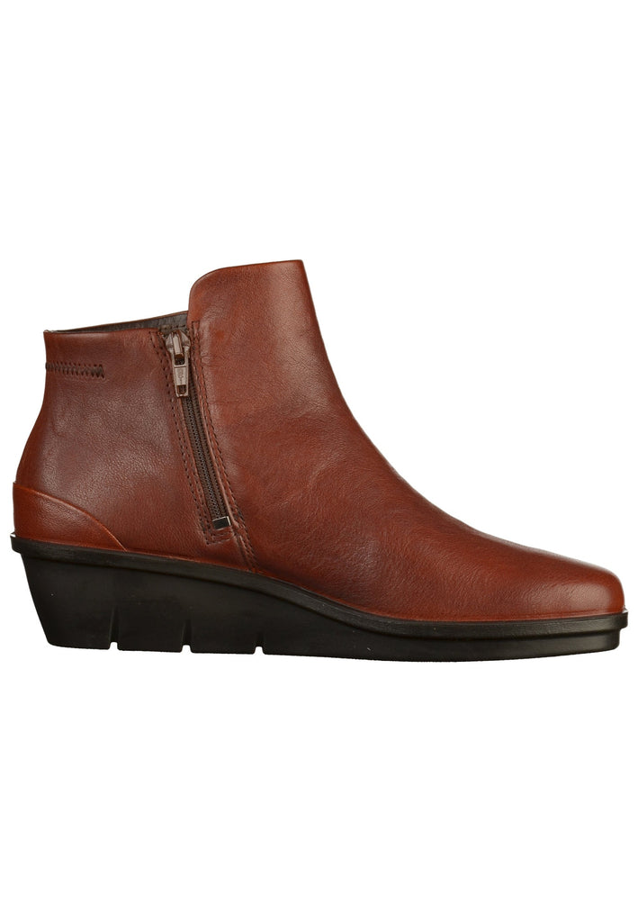 ecco Stiefelette Leder Cognac - surf4shoes