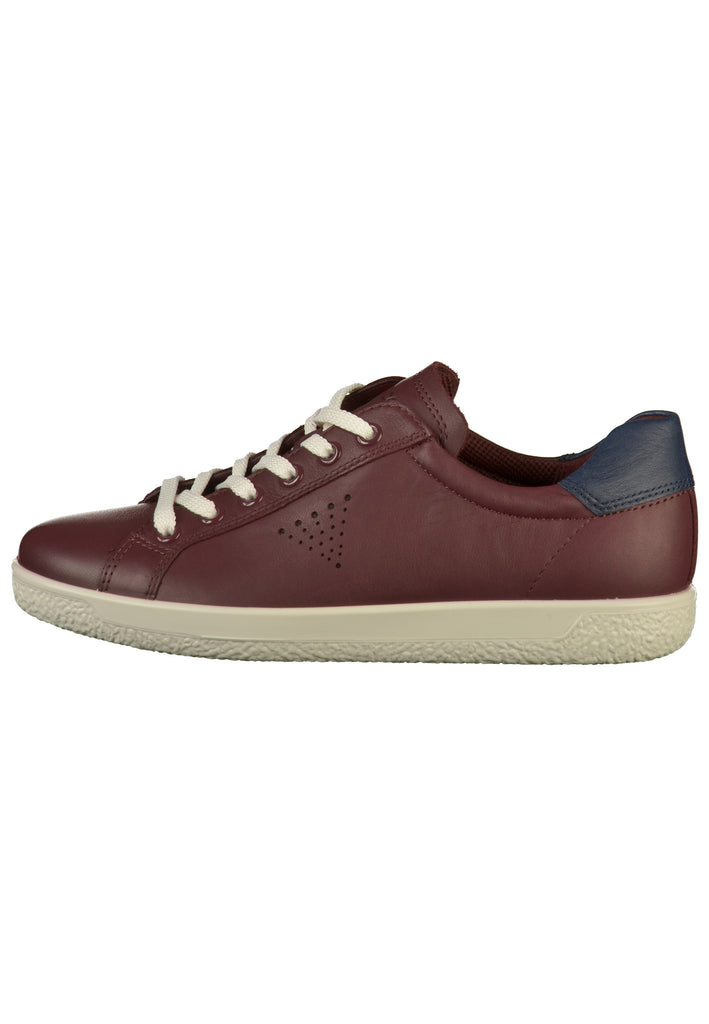 ecco Sneaker Leder Rot - surf4shoes