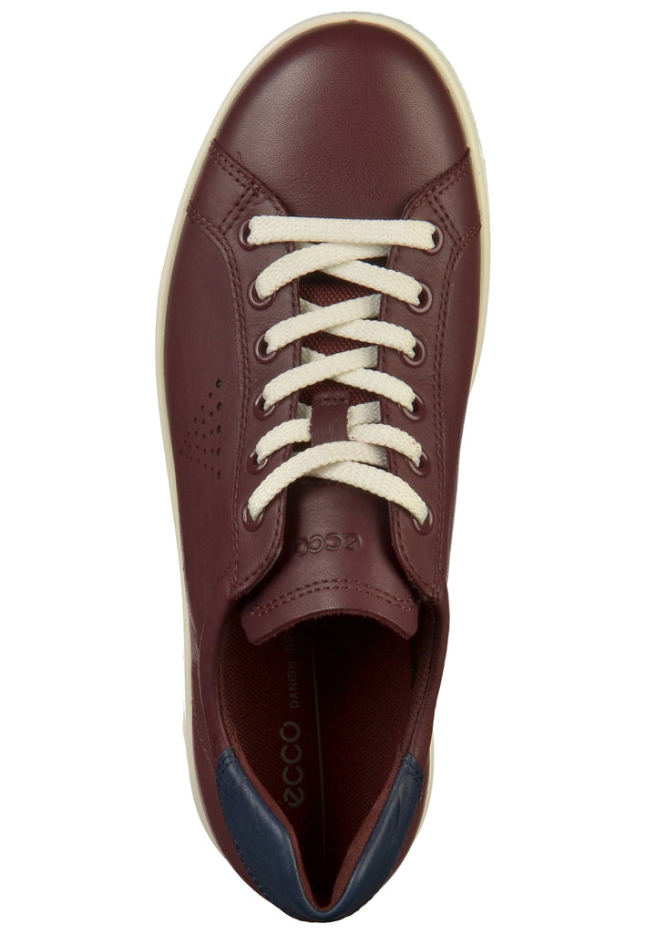 ecco Sneaker Leder Rot - surf4shoes