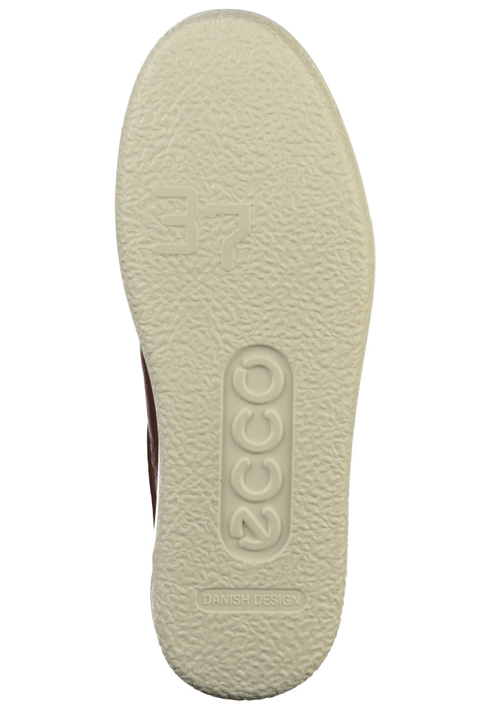 ecco Sneaker Leder Rot - surf4shoes