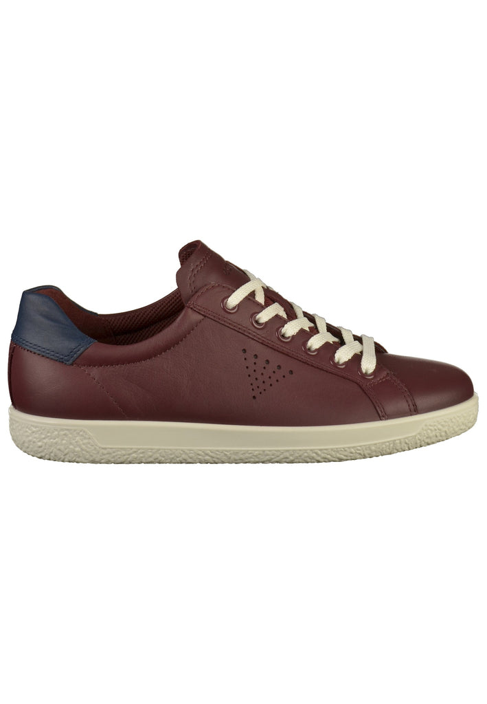 ecco Sneaker Leder Rot - surf4shoes